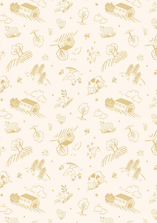 Lewis & Irene  Country Croft - Honey on Cream
