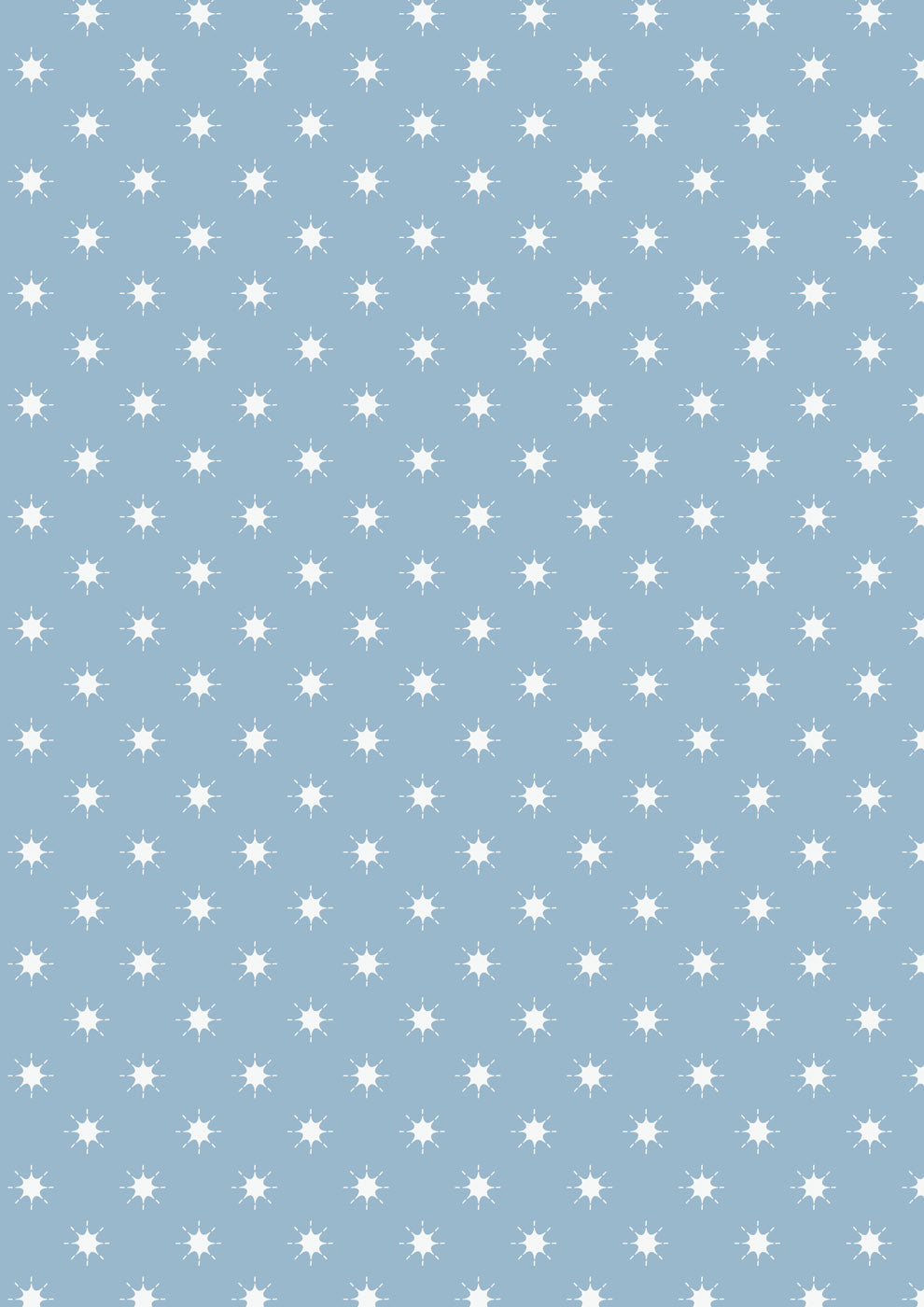 Lewis & Irene Fabric - Little stars on blue grey