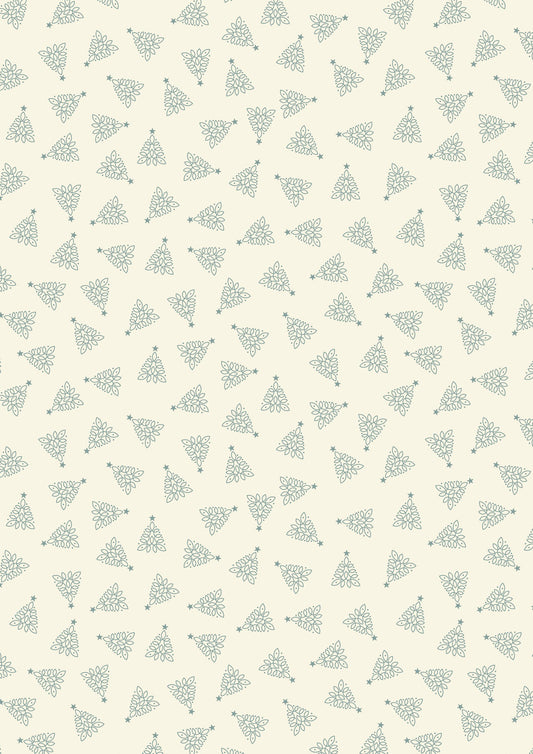 Lewis & Irene Fabric - Celtic trees on cream