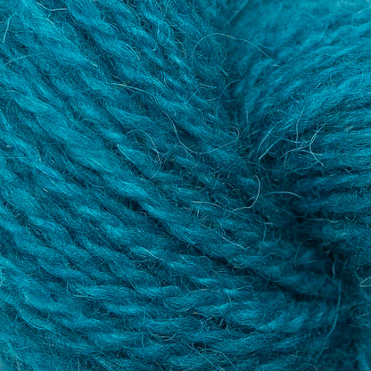 Hand Dyed 2 Ply Shetland Wool - Ocean Blue (25g Skein)
