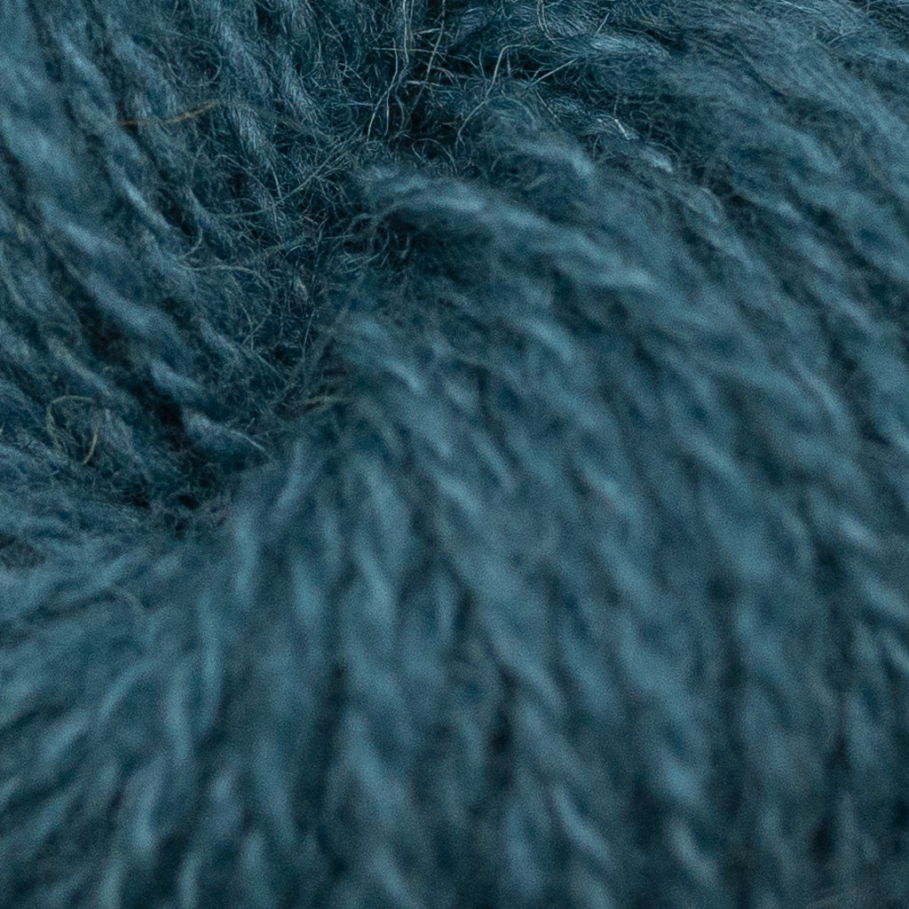 Hand Dyed 2 Ply Shetland Wool - Denim Blue (25g Skein)