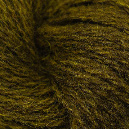 Hand Dyed 2 Ply Shetland Wool - Lichen Yellow (25g Skein)