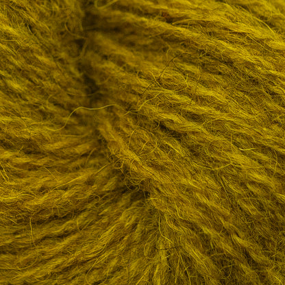 Hand Dyed 2 Ply Shetland Wool - Mustard Yellow (25g Skein)