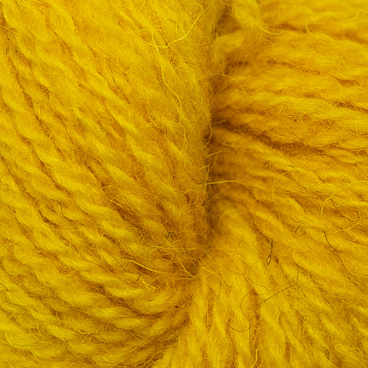 Hand Dyed 2 Ply Shetland Wool - Chamomile (25g Skein)