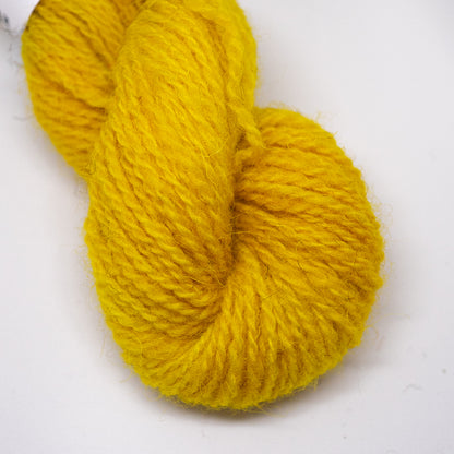 Hand Dyed 2 Ply Shetland Wool - Chamomile (25g Skein)