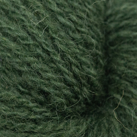 Hand Dyed 2 Ply Shetland Wool - Kelp (25g Skein)