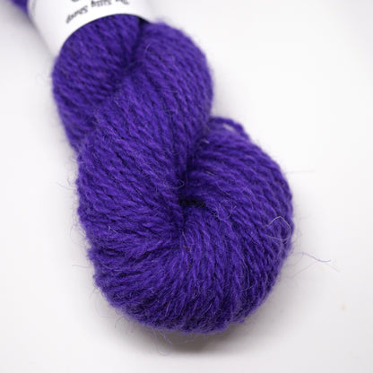 Hand Dyed 2 Ply Shetland Wool - Iris (25g Skein)