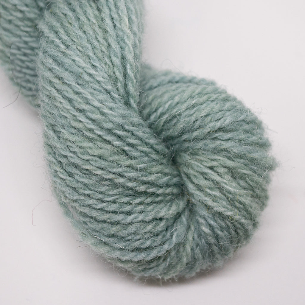 Hand Dyed 2 Ply Shetland Wool - Winter Sky (25g Skein)