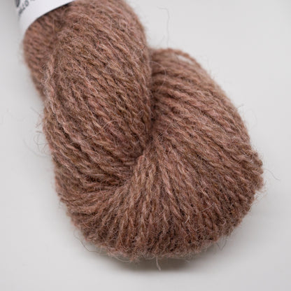 Hand Dyed 2 Ply Shetland Wool - Dusty Pink (25g Skein)