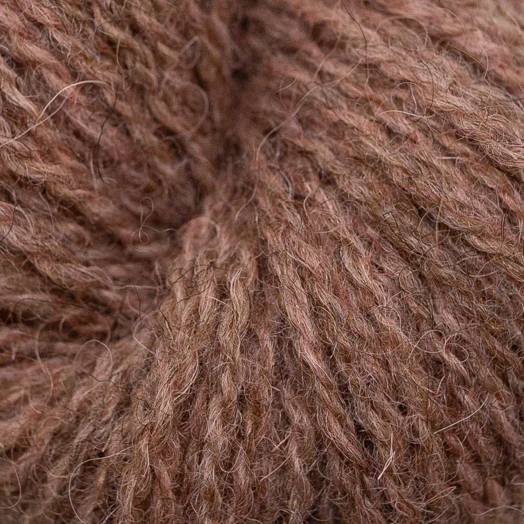 Hand Dyed 2 Ply Shetland Wool - Dusty Pink (25g Skein)