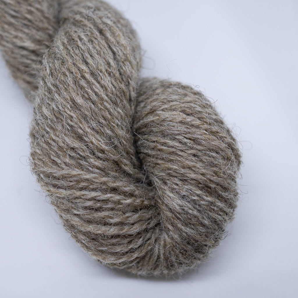 2 Ply Shetland Wool - Natural Grey (25g Skein)
