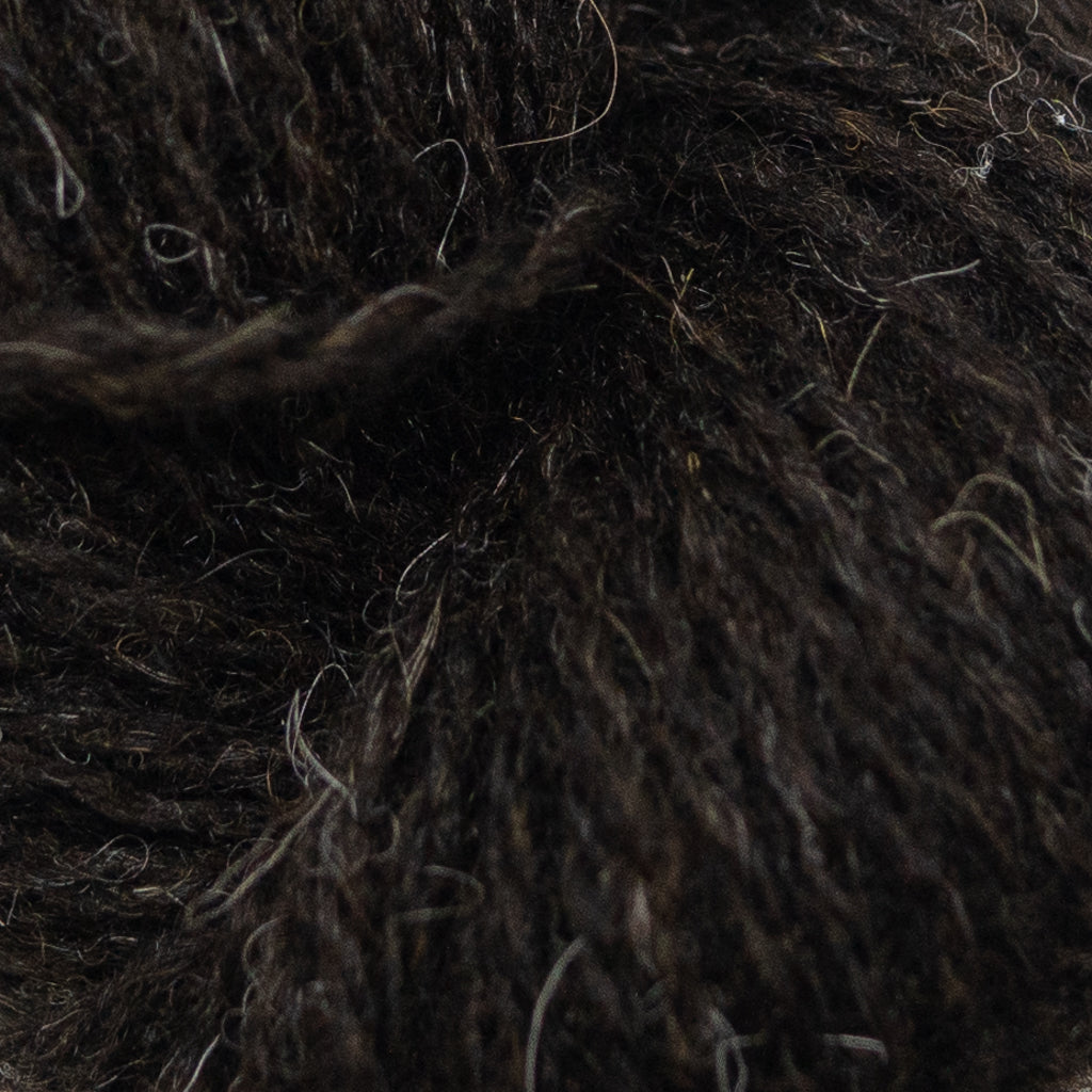 2 Ply Shetland Wool - Natural Shetland Black (25g Skein)