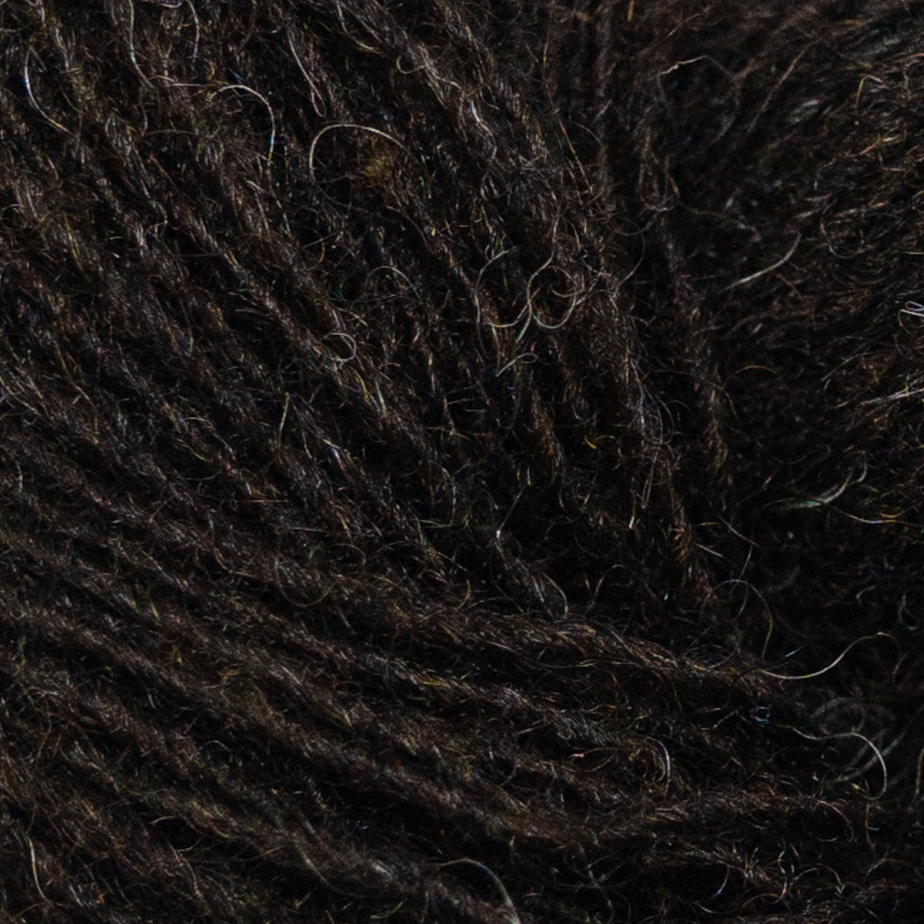 Lace Weight Shetland Wool - Natural Black (25g skein)