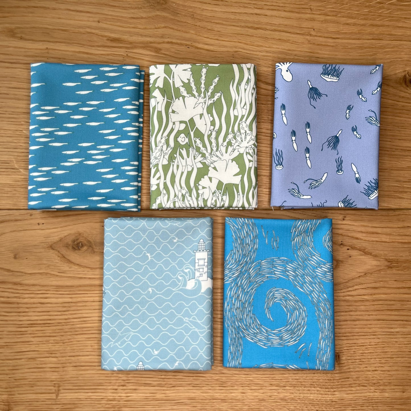 Sea Parrot Designs From the Deep - Fat Quarter