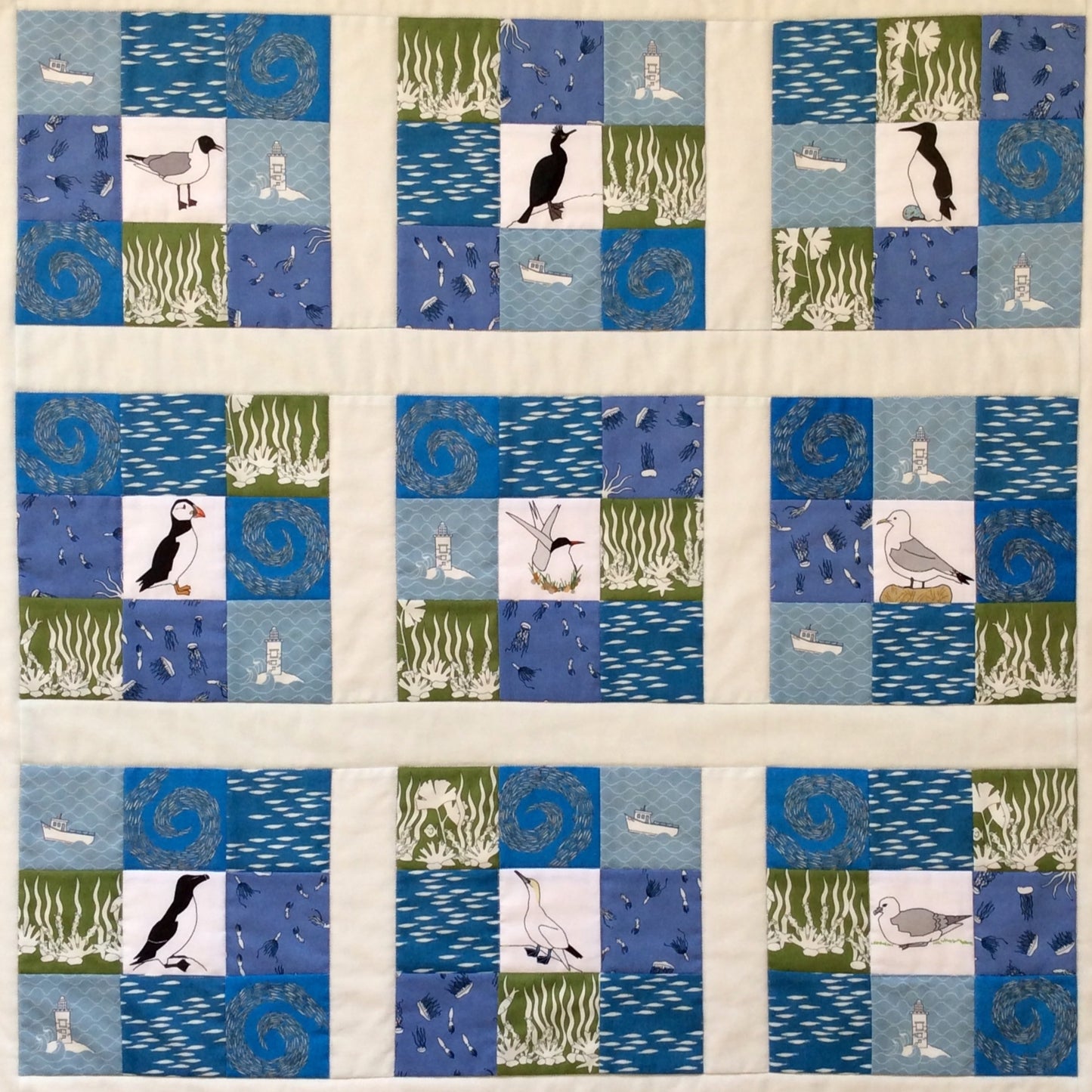 Sea Parrot Designs From the Deep - Fat Quarter